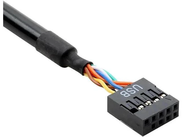 Alt view image 3 of 6 - 2 Pack Motherboard USB 3.0 20Pin to USB 2.0 9Pin Header Adapter Cable, Bidirectional Mainboard Internal Header Bridge Converter
