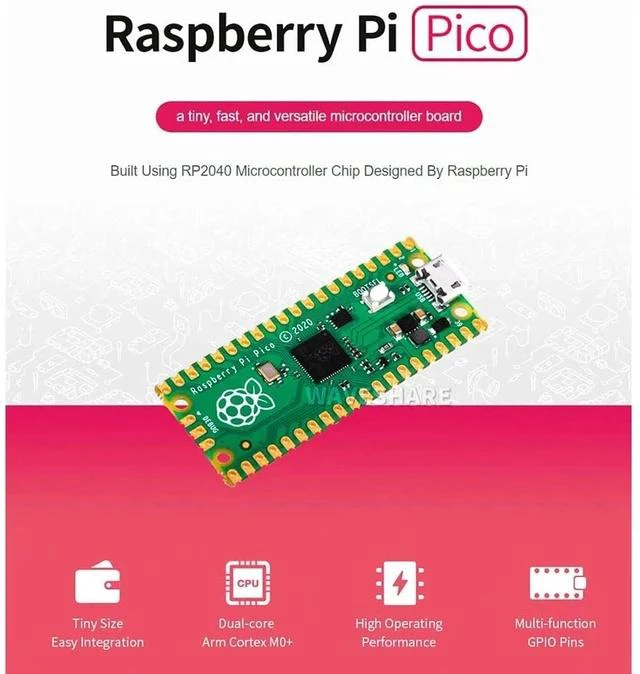 Alt view image 3 of 7 - Pico Microcontroller Mini Development Board Based on RP2040 Chip, Dual-Core ARM Cortex M0+ Processor, Flexible Clock Running Up to 133 MHz