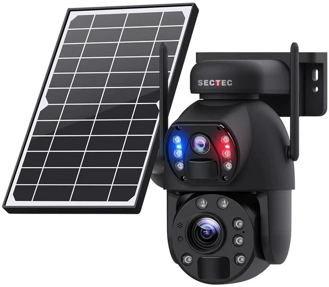 Alt view image 5 of 7 - 20X Optical Zoom Solar CCTV Energy-Efficient, Infrared Night Vision, HD Recording, Outdoor Solar Security Camera for Remote or Low-Light Environments