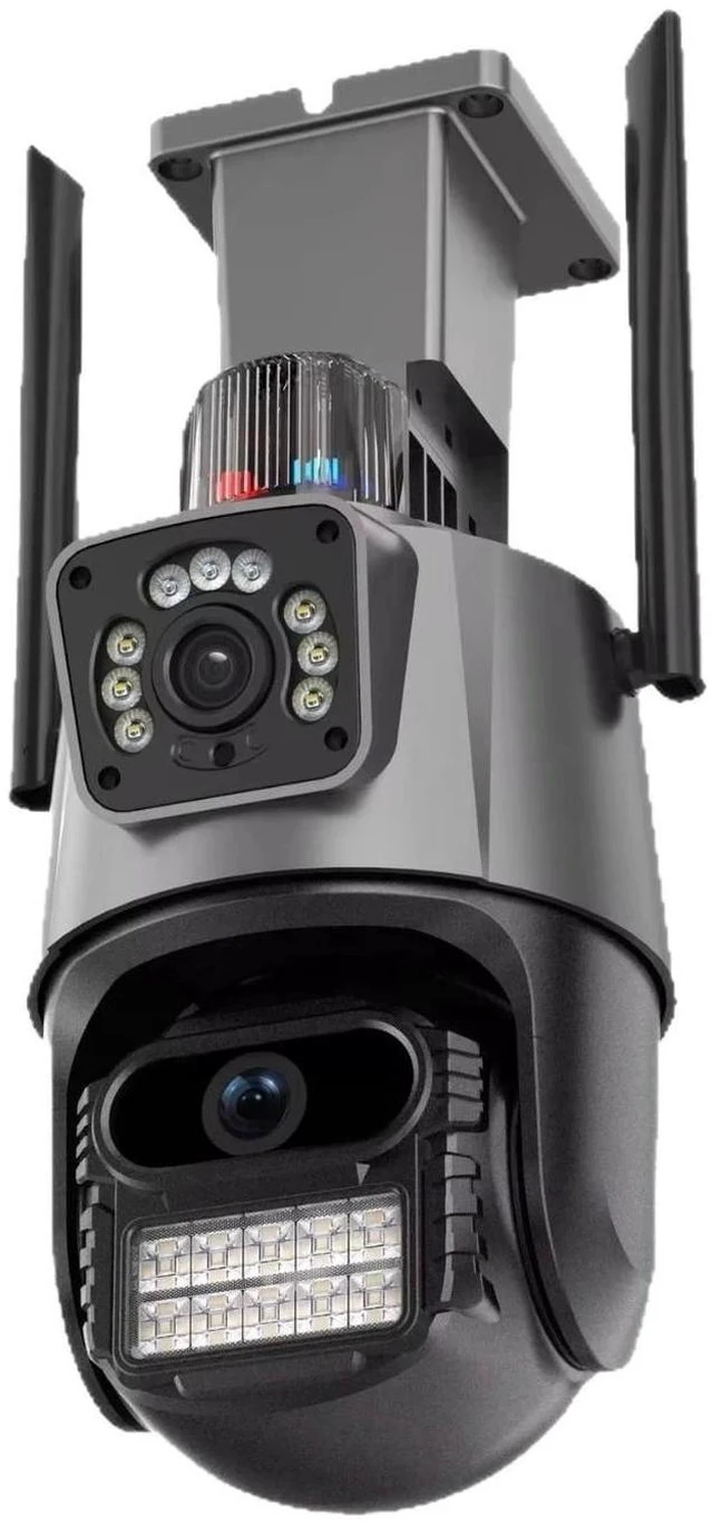 Main image of V380 Dual-Lens Bullet & PTZ WiFi Security Camera Outdoor HD Night Vision, Smart Wireless Surveillance, US