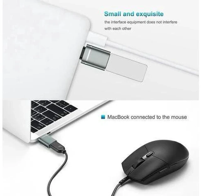 Alt view image 6 of 7 - 3 Pack USB C to USB 3.0 OTG Adapter, Type-C Male to USB-A Female Converter Compatible with 2021 iMac, 2021 iPad Pro, 2020 MacBook Pro, 2020 MacBook Air & All Thunderbolt 3 / USB-C Devices