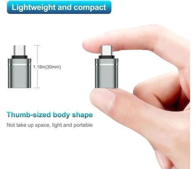Alt view image 7 of 7 - 3 Pack USB C to USB 3.0 OTG Adapter, Type-C Male to USB-A Female Converter Compatible with 2021 iMac, 2021 iPad Pro, 2020 MacBook Pro, 2020 MacBook Air & All Thunderbolt 3 / USB-C Devices