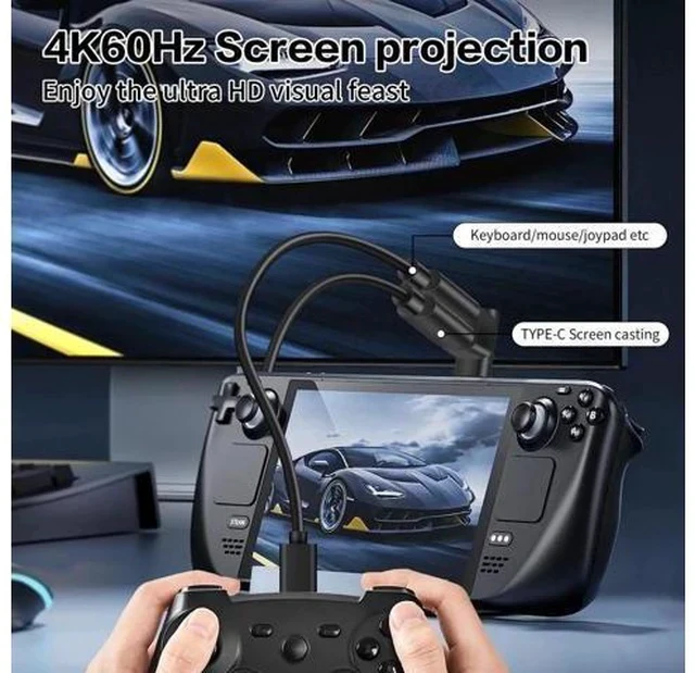 Alt view image 4 of 6 - 2-in-1 Dual USB C Splitter Adapter, 100W PD Fast Charge, USB3.1 Gen2 10Gbps Data, 4K@60Hz Video Output, Plug & Play Type-C Multiport Dongle for All Full-Function USB-C Devices