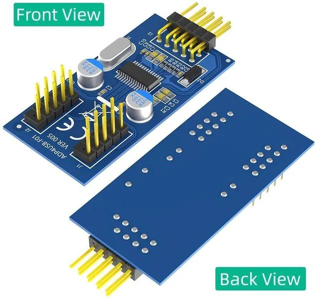 Alt view image 3 of 6 - USB 2.0 9-Pin 1-to-2 Header Splitter Motherboard USB Internal Adapter, 1 x 9-Pin Female to Dual 9-Pin Female, DuPont USB Expansion Cable