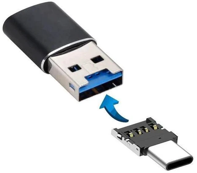 Alt view image 3 of 7 - USB 3.0 Card Reader for SD/SDXC/TF Micro SD Cards with USB-A & USB-C OTG Dual Connectors, Compatible with Phones & Tablets