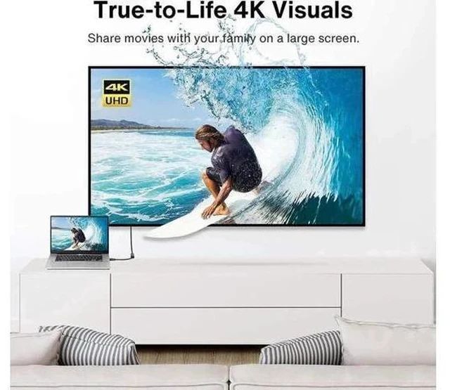 Alt view image 4 of 6 - Grey Active DisplayPort to HDMI Adapter, Unidirectional 4K@60Hz DP to HDMI Converter Updated New Version, Compatible with HP, ThinkPad, AMD Graphics & Desktops