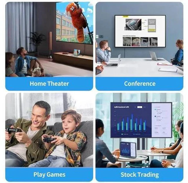 Alt view image 3 of 7 - USB 3.0/2.0 to HDMI Adapter, 1080P Full HD Video Audio Converter, External Video Display Adapter for Desktop PC Monitor TV, Compatible with Windows XP/7/8/8.1/10