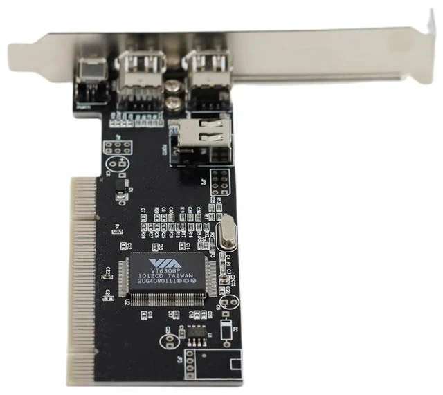 Alt view image 2 of 4 - PCI 1394 4-Port Digital Video Capture Card FireWire IEEE 1394a Adapter, DV Camera Capture Card, Video Compression / Capture, Driver-Free, VIA Chipset