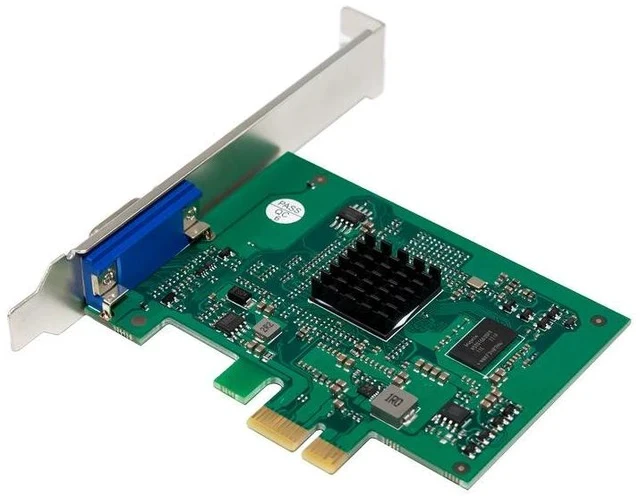 Alt view image 3 of 4 - ASPEED AST2400 PCIe x1 Low-Profile 2U Graphics Card VGA Display Adapter, Low-Power GPU, Perfect for X79 / X99 / Server / Workstation / Embedded