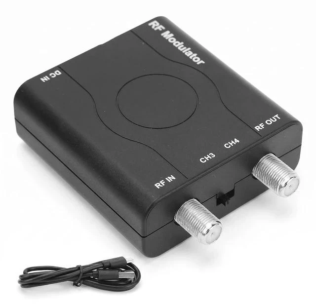 Main image of HDMI RF Modulator Adapter, RF Modulator HDMI Coaxial Converter, Support NTSC Format Output, 1080P PLL Control VHF Working Frequency