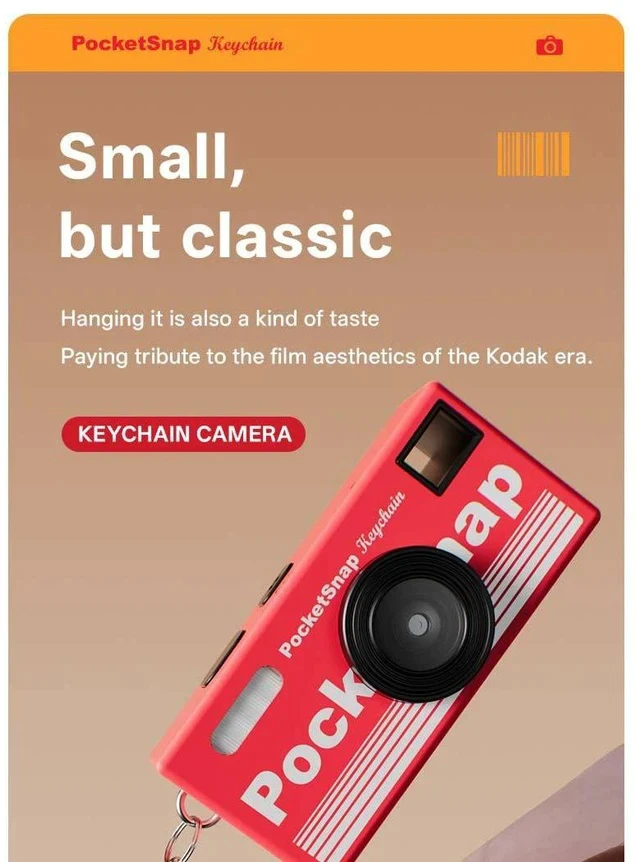 Alt view image 2 of 4 - Retro Mini Digital Camera for Campus Life HD Photo & Video, Pocket-Sized Portable Camera for Students, Everyday Carry & Travel - red