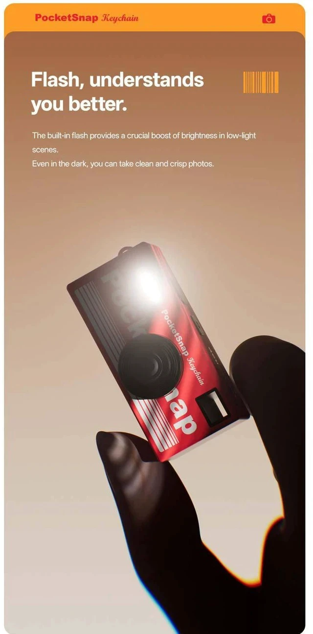 Alt view image 3 of 4 - Retro Mini Digital Camera for Campus Life HD Photo & Video, Pocket-Sized Portable Camera for Students, Everyday Carry & Travel - red