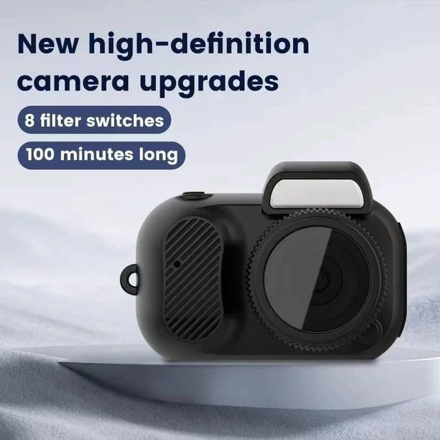 Alt view image 2 of 7 - Y3000 Retro Mini CCD Digital Camera HD Photo & Video, Pocket-Sized for Students, Campus Life & Everyday Carry - black