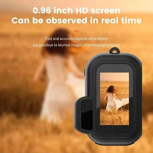 Alt view image 3 of 7 - Y3000 Retro Mini CCD Digital Camera HD Photo & Video, Pocket-Sized for Students, Campus Life & Everyday Carry - black