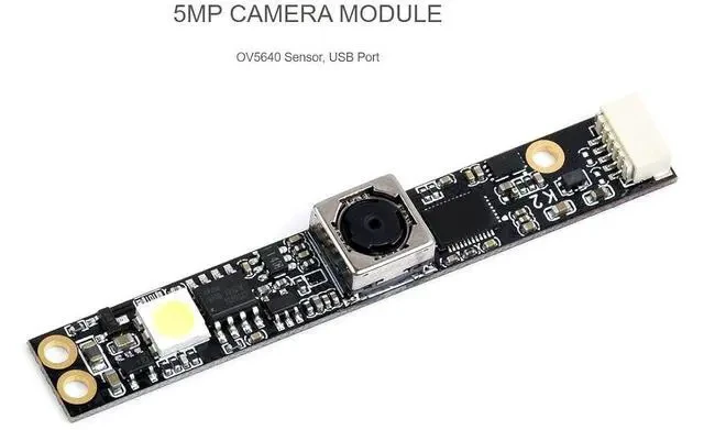 Alt view image 2 of 3 - OV5640 5MP USB Camera Module Auto Focus Camera Webcam Board for Raspberry Pi,Jetson Nano,PC, 68° Field of View 1080P Video Recording,Supports Windows Linux