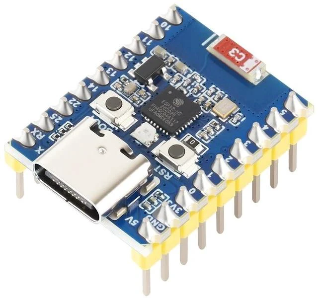 Main image of ESP32-H2 Mini Development Board with pre-soldered Header Based on ESP32-H2FH4S chip,RISC-V 32-bit Single-core Processor,Supports BLE/Zigbee/Thread Wireless Communication,4MB Flash
