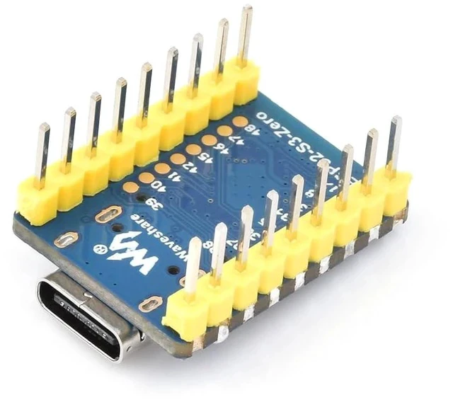 Alt view image 2 of 7 - ESP32-C3 Mini Development Board with Pre-Soldered Header with 2.4GHz Wi-Fi,Bluetooth 5 Support,Based on ESP32-C3FN4 Single-core Processor,160MHz Running Frequency, USB Type-C Port