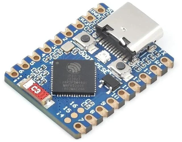 Main image of ESP32-S3 Mini Development Board with 2.4GHz Wi-Fi,Bluetooth 5 Support,Based on ESP32-S3FH4R2 Dual-Core Processor,240MHz Running Frequency, USB Type-C Port