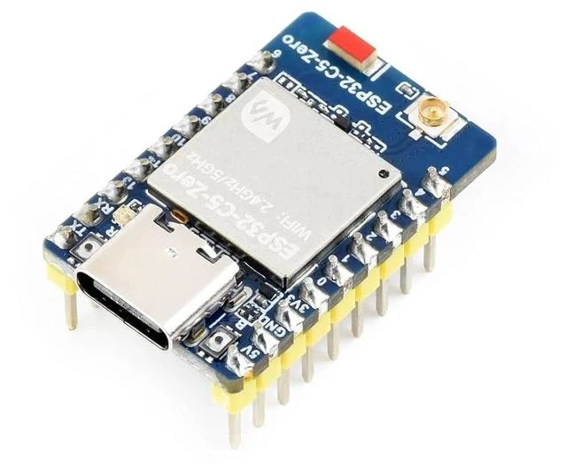 Main image of ESP32-C5 Mini 2.4GHz/5GHz Dual-Band Wi-Fi Development Board with pre-soldered Header Based on ESP32-C5-HF4Integrated Bluetooth 5 (LE),IEEE 802.15.4 Wireless Communications