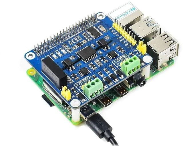 Alt view image 4 of 5 - 2-Channel Isolated RS485 Expansion HAT for Raspberry Pi Series Boards with Embedded Protection Circuits, Adopt SC16IS752+SP3485 Solution,Converts SPI to RS485
