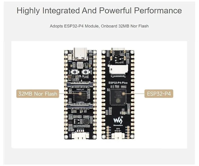 Alt view image 3 of 7 - ESP32-P4-Pico Development Board Based On ESP32-P4,High-Performance MCU with RISC-V 32-bit Ddual-core and Single-core Processors,Rich Human-Machine Interfaces