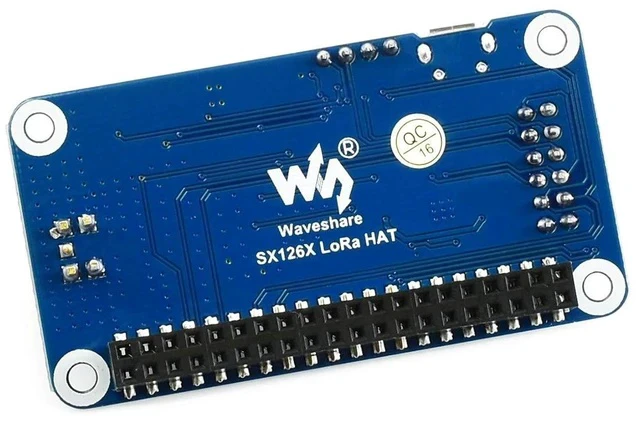 Alt view image 4 of 6 - SX1262 LoRa HAT for Raspberry Pi Series Boards 915MHz Frequency Band,Support Data Transmission up to 5km,Wake on Radio,Wireless Config, Carrier Sensing, Communication Key