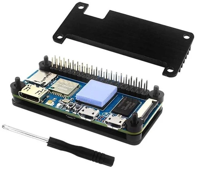 Alt view image 4 of 7 - Banana pi M2 Zero Open Source Singal Board Computer, 512MB SDRAM Mini HDMI onboard WiFi (AP6212) & BT, Support Raspbian Android Armbian RetroPie Ubuntu (Metal Case Bundle)