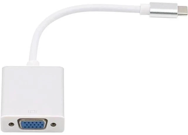 Alt view image 3 of 4 - USB-C to VGA Adapter, 1080P Video Converter with Aluminum Case, Compatible with Thunderbolt 3 for MacBook Pro & Yoga 920, Silver