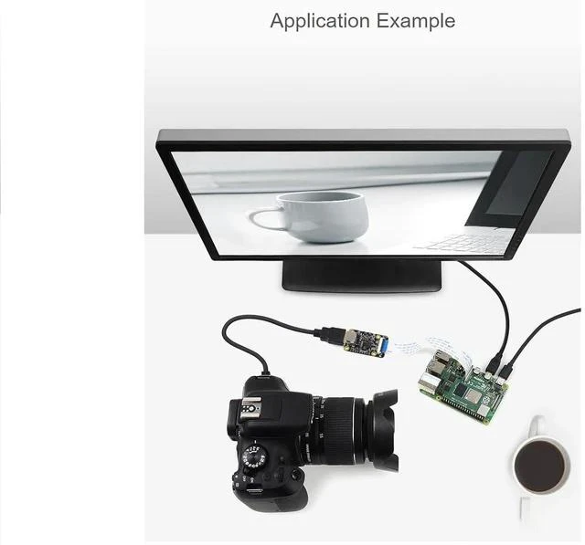 Alt view image 4 of 7 - HDMI to CSI Camera Adapter, Support HDMI Input up to 1080p 30fps Compatible with Raspberry Pi 4B/3B+/3B/Pi Zero/Zero W,Raspberry Pi CSI Cameras