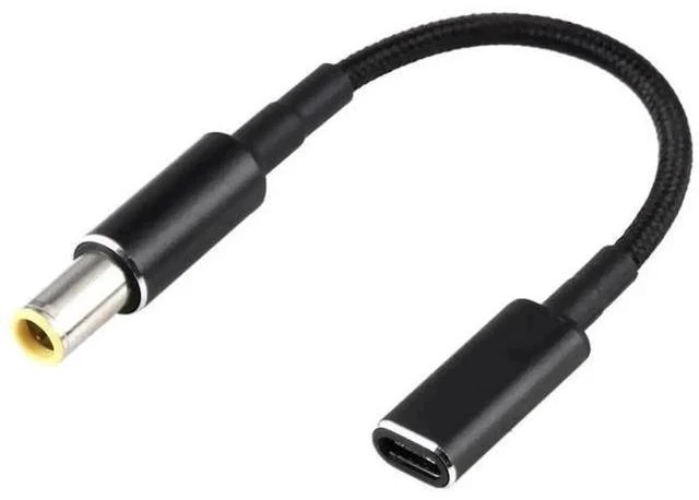 Alt view image 4 of 5 - 100W PD Nylon Braided DC 7.9×0.9mm to USB-C Fast Charging Converter Cable, 18.5V-20V Input