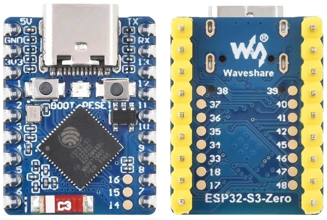 Alt view image 7 of 7 - ESP32-S3 Mini Development Board with Pre-Soldered Header,2.4GHz Wi-Fi,Bluetooth 5 Support,Based on ESP32-S3FH4R2 Dual-Core Processor,240MHz Running Frequency, USB Type-C Port
