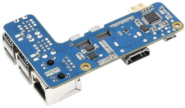 Alt view image 2 of 7 - Pi Zero to Raspberry Pi 3B/B+ Adapter,Based on Raspberry Pi Zero to Reproduce The Original Appearance of The 3B Series,Alternative Solution for Raspberry Pi 3 Model B/B+