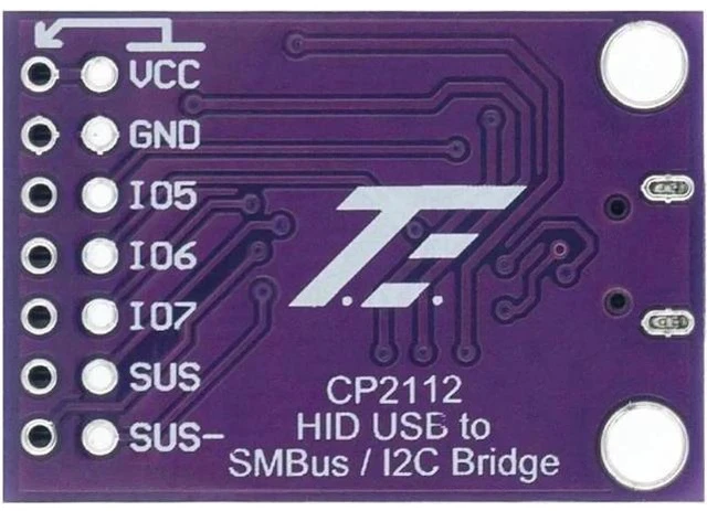 Alt view image 2 of 2 - CP2112 Evaluation Kit USB to SMBus I2C Debug Board Micro USB 2.0 for CCS811 Sensor