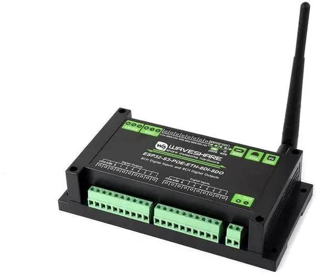 Main image of Industrial ESP32-S3 Control Board,8-Channel Digital Input/Output Ccontroller,Based on ESP32-S3 Main Control, Supporting Wi Fi, Bluetooth, RS485, CAN and Ethernet Port