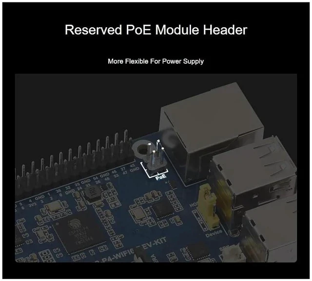 Alt view image 6 of 7 - ESP32-P4-WIFI6-DEV-KIT High-Performance Development Board Based On ESP32-P4 and ESP32-C6, RISC-V 32-bit Dual-core and Single-core ProcessorsRich Human-Machine Interfaces