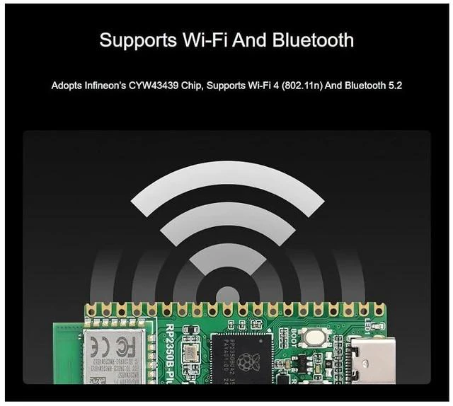 Alt view image 3 of 7 - RP2350B-Plus-W Development Board High-Performance Pico-Like MCU Board Based on Raspberry Pi RP2350B Microcontroller Supports Wi-Fi and Bluetooth