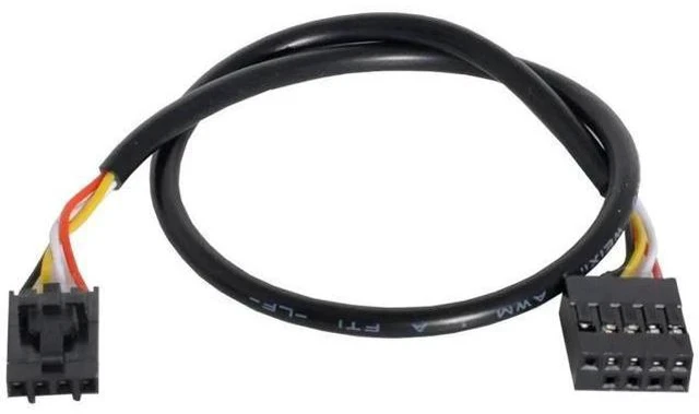 Alt view image 4 of 4 - 9Pin USB 2.0 Header 1 to 2 Female Extension Cable, Motherboard USB Port Multiplier Hub Adapter