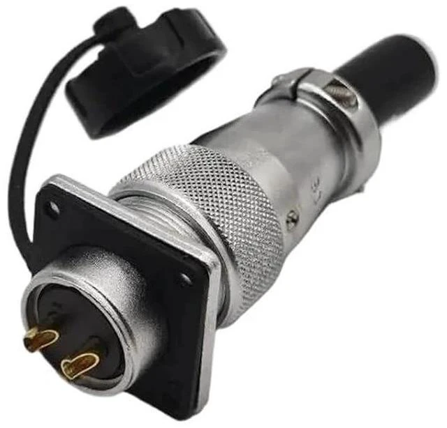 Main image of 1pc WS20 2PIN Metal Power Connector Electrical Power Supply Socket