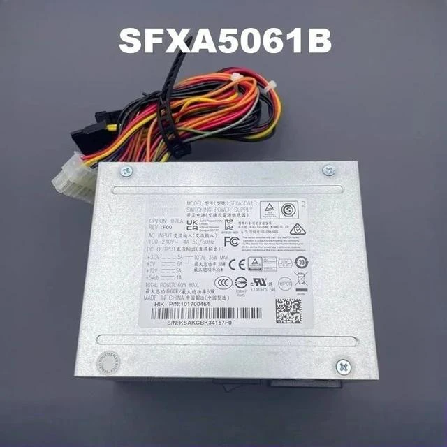 Alt view image 2 of 6 - SFXA5061B 60W PSU ATX Power Supply for Hard Disk Video Rcorder Monitor 4*SATA