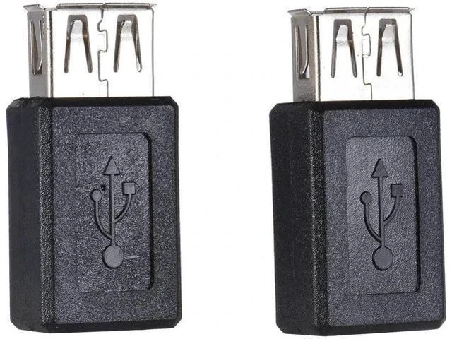 Alt view image 4 of 7 - 3 Pack USB 2.0 A Female to Micro USB Female Adapter Converter, Bidirectional Connector for Charging & Data Sync