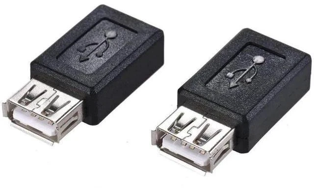 Alt view image 7 of 7 - 3 Pack USB 2.0 A Female to Micro USB Female Adapter Converter, Bidirectional Connector for Charging & Data Sync