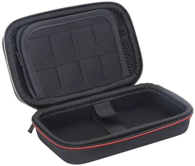 Alt view image 2 of 6 - Black Transport Nylon for 3DS 2DS XL, Shell Hard Protector of a Portable Game Console with Locations to Store Games