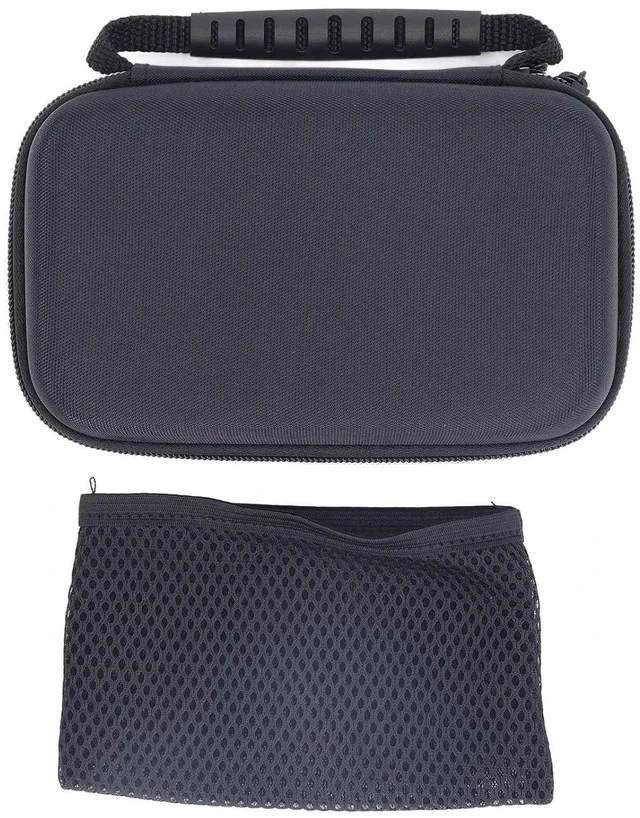 Alt view image 6 of 6 - Black Transport Nylon for 3DS 2DS XL, Shell Hard Protector of a Portable Game Console with Locations to Store Games