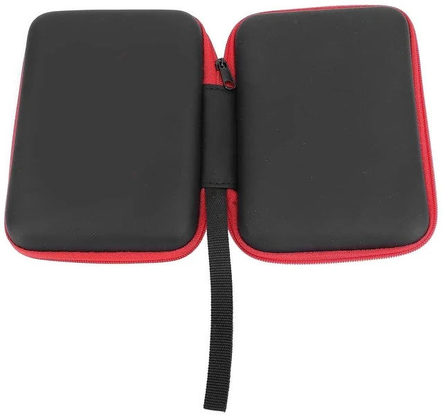 Alt view image 4 of 7 - Sturdy 3.5in Portable Game Console Storage Bag with Soft Lining Mesh Pockets for Miyoo Mini Plus Gaming Console, Protective Carrying Case