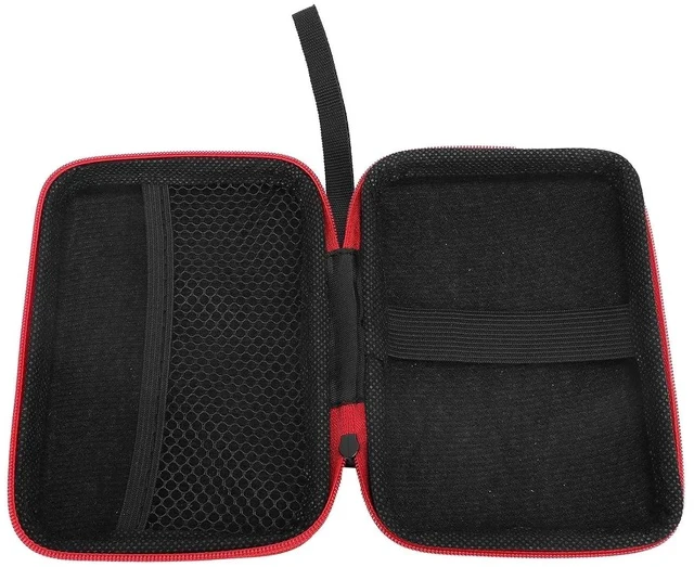 Alt view image 5 of 7 - Sturdy 3.5in Portable Game Console Storage Bag with Soft Lining Mesh Pockets for Miyoo Mini Plus Gaming Console, Protective Carrying Case