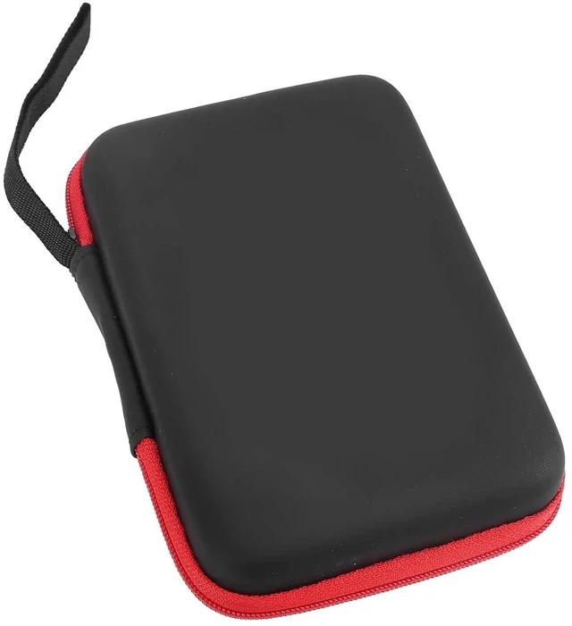 Alt view image 7 of 7 - Sturdy 3.5in Portable Game Console Storage Bag with Soft Lining Mesh Pockets for Miyoo Mini Plus Gaming Console, Protective Carrying Case
