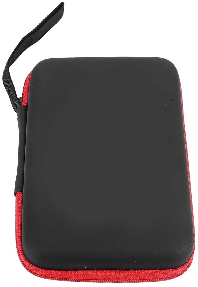 Alt view image 6 of 7 - Sturdy 3.5in Portable Game Console Storage Bag with Soft Lining Mesh Pockets for Miyoo Mini Plus Gaming Console, Protective Carrying Case