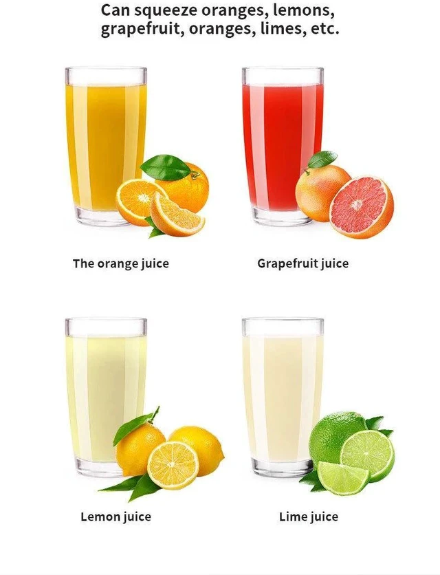 Alt view image 5 of 7 - US Standard 110V Household Stainless Steel Juicer Lemon Orange Pulp Juice Separator, Food-Grade Stainless Steel, Electric Juicer Machine for Home Use