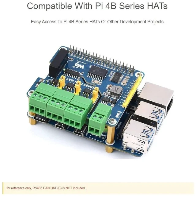 Alt view image 5 of 7 - Compute Module 4 to Raspberry Pi 4B Adapter,Based on Compute Module 4 to Reproduce The Original Appearance of Pi 4 B,Alternative Solution for Raspberry Pi 4B