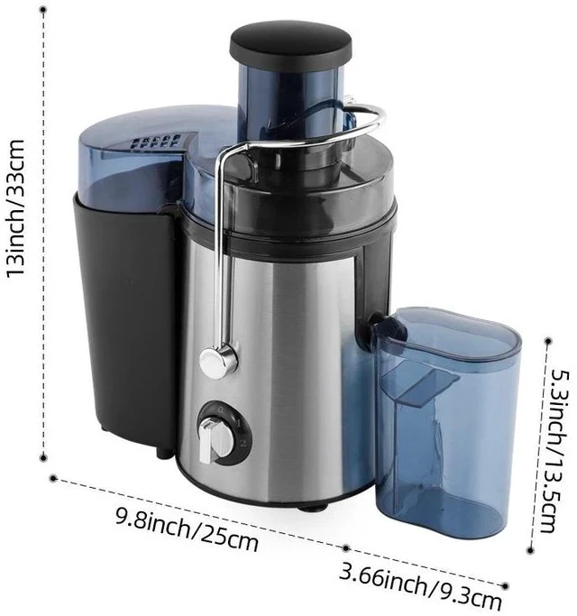Alt view image 7 of 7 - Large Feed Chute Juice Extractor Automatic Pulp & Juice Separation, Household Cold Press Juicer with Whole Fruit Feeding